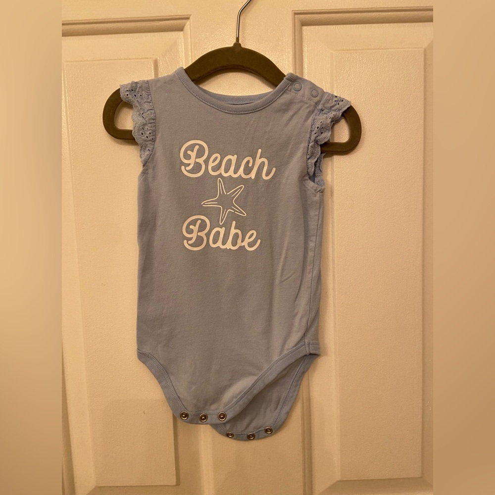 Garanimals Beach Babe Blue Bodysuit